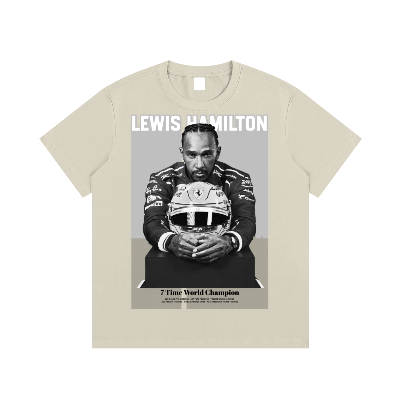 Lewis Hamilton T-Shirt,Hamilton Ferrari,Lewis Ferrari Shirt