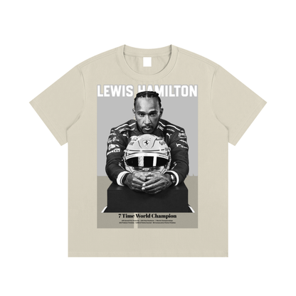 Lewis Hamilton T-Shirt,Hamilton Ferrari,Lewis Ferrari Shirt