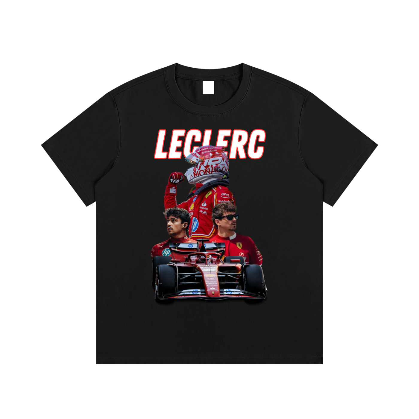 Charles Leclerc Cotton T-Shirt